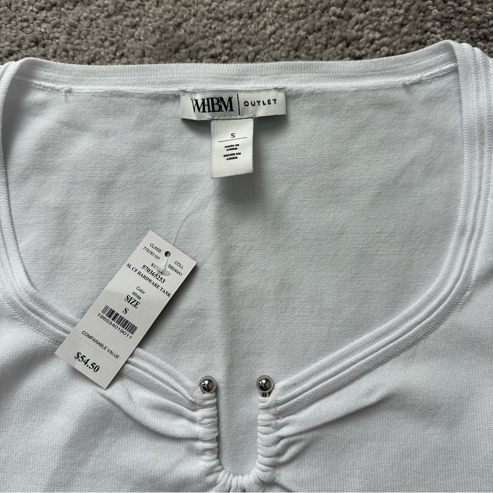 White House Black Market Ouet Sleeveless Top - Picture 2 of 3